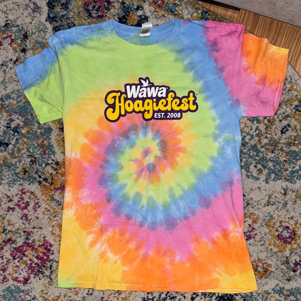 Wawa Hoagiefest Tie-Dye Women's Short Sleeve Tee